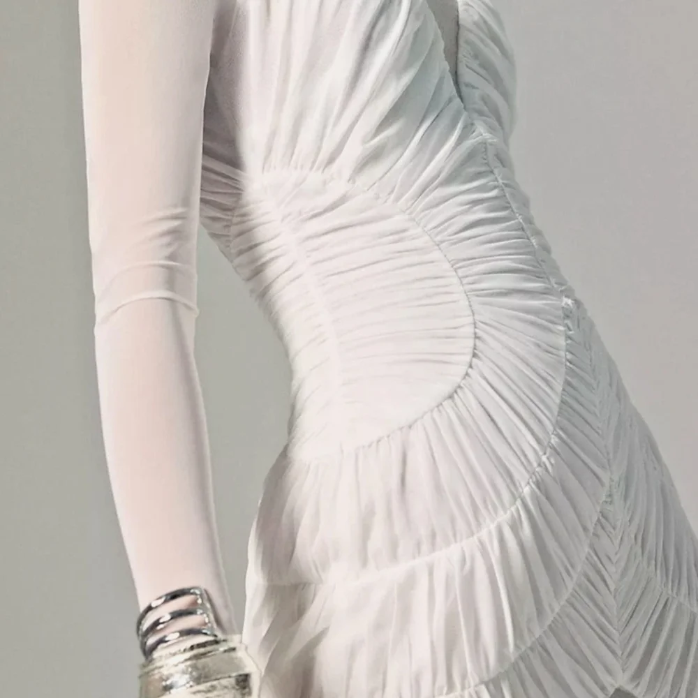 Anthropologie Maxi Dress. Misha Ivory Talitha Evening. Sz Small NWT. - Picture 14 of 16